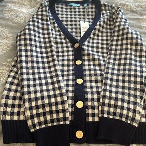 Draper James Gingham Cardigan
